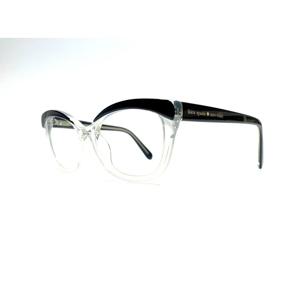 Kate Spade Black Clear Cat Eye Retro Glasses Amara/S 0KAX Y7 55 18 135